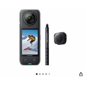 Insta360 X4 Snowboard Bundle - 8K Waterproof 360 Action Camera, 4K Wide-Angle Vi
